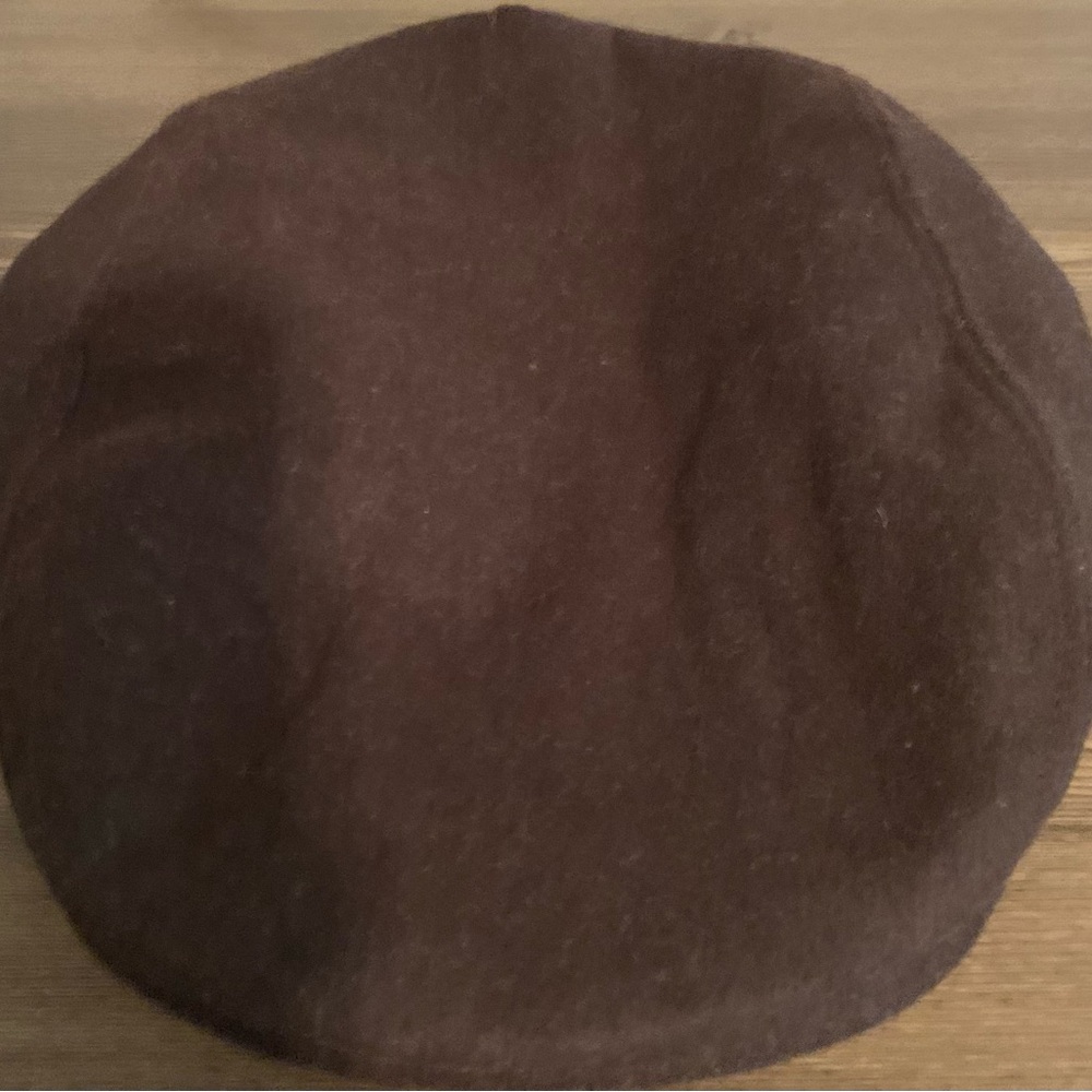 Men’s Wool Brown Newsboy Cap -Size Medium
